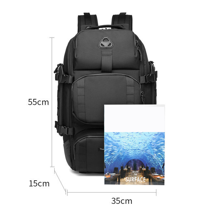 Hiking Backpack Waterproof - กระเป๋าเป้สะพายหลังสำหรับผู้ชาย รุ่นใหม่ กระเป๋าเป้เดินป่ากลางแจ้ง ความจุขนาดใหญ่ กระเป๋าเป้กันน้ำอเนกประสงค์ กระเป๋าเป้เดินป่า