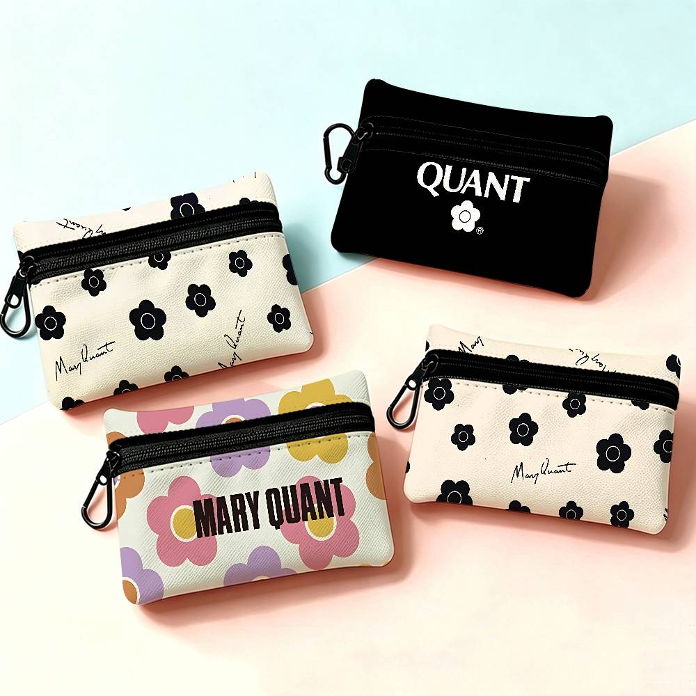 Mini Backpack Purse - กระเป๋าใส่เหรียญพกพา Fashion M-Mary-Q-Quants ทำจากผ้า Oxford พร้อมห่วงเกี่ยวโลหะแบบ